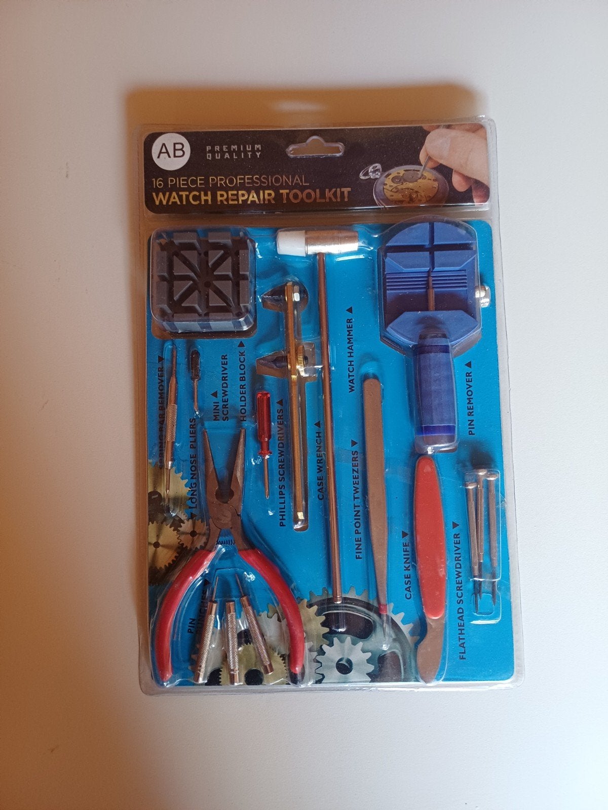 16-delige Professionele Horloge Reparatie Toolset, Ophalen of Verzenden, Nieuw, Gereedschapsset, Overige merken