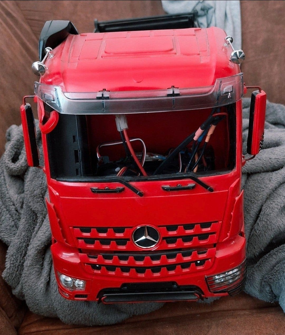tamiya mercedes benz arocs 3348 6x4 rc vrachtwagen, Ophalen, Nieuw