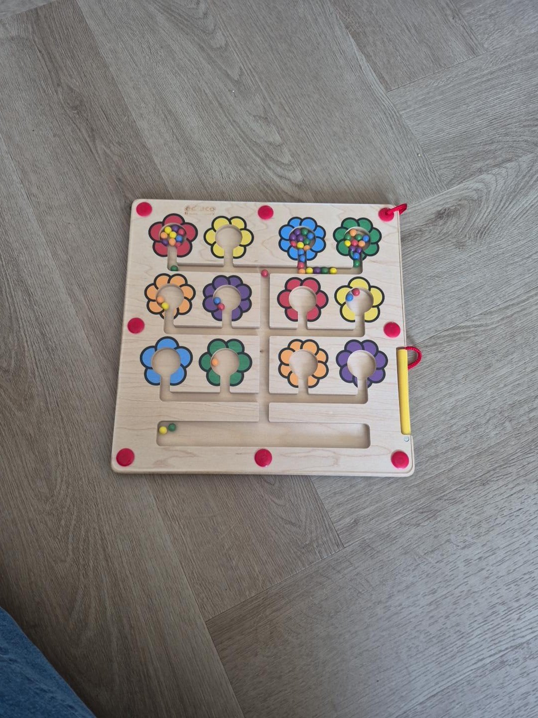 Educo Motoriekbord Bloemen, Ophalen of Verzenden, Zo goed als nieuw, Ontdekken