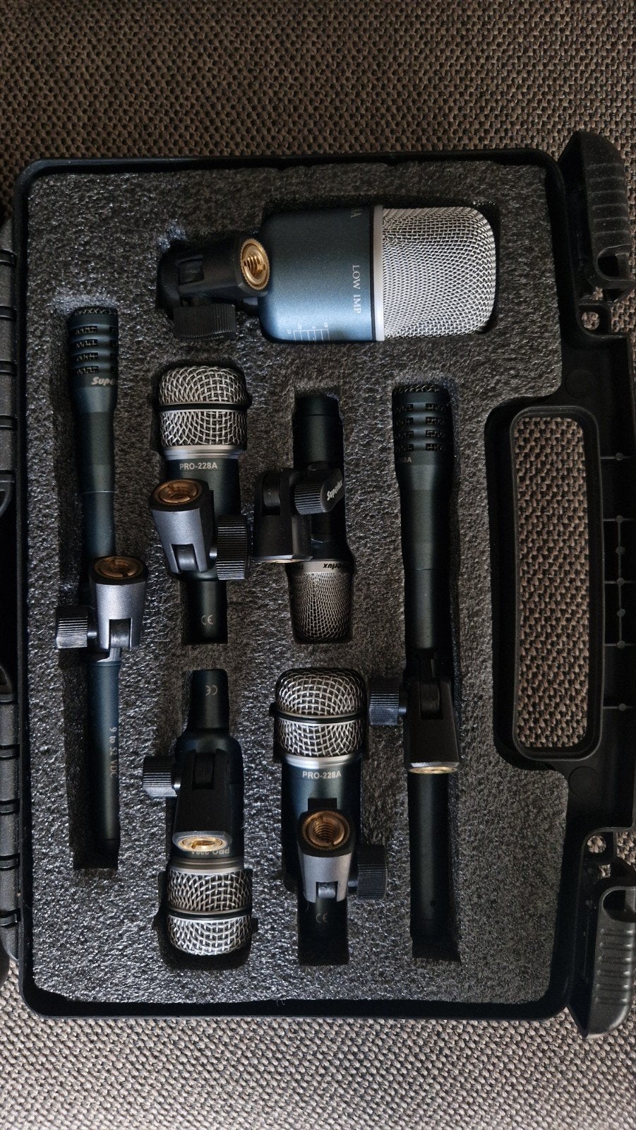 Superlux DRK-B5C2 Drum Microfoon Set, Muziek en Instrumenten, Ophalen, Gebruikt, Instrumentmicrofoon
