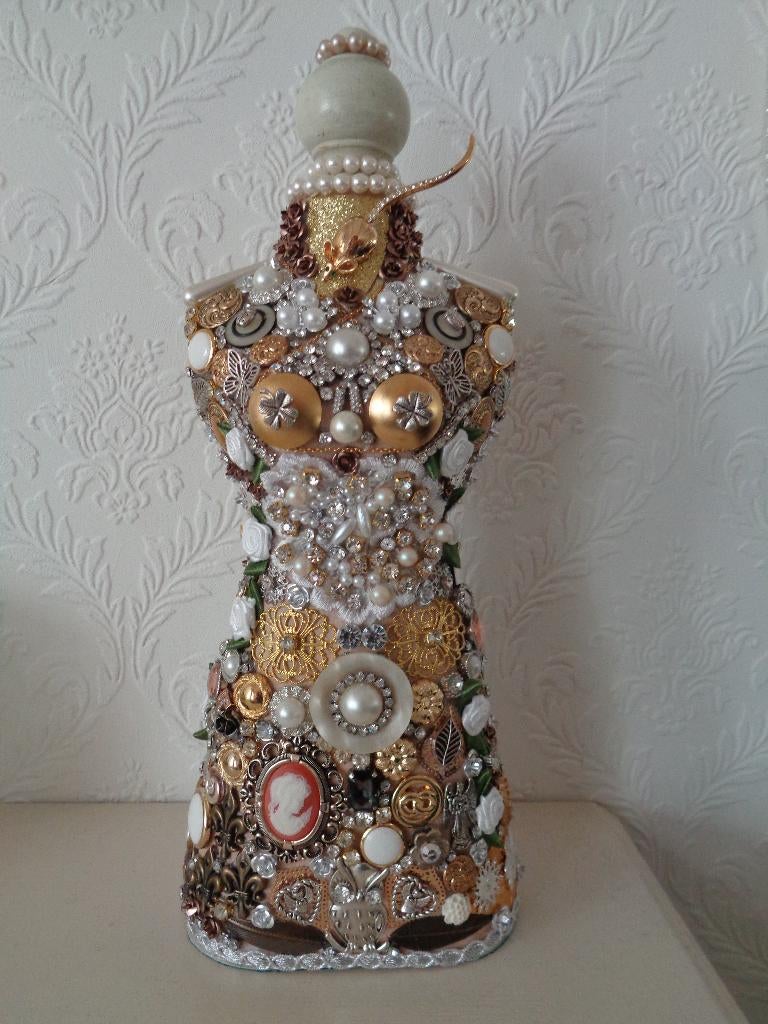 Brocante Torso Beeldje Vrouw Nr BBV 101, Antiek en Kunst, Ophalen