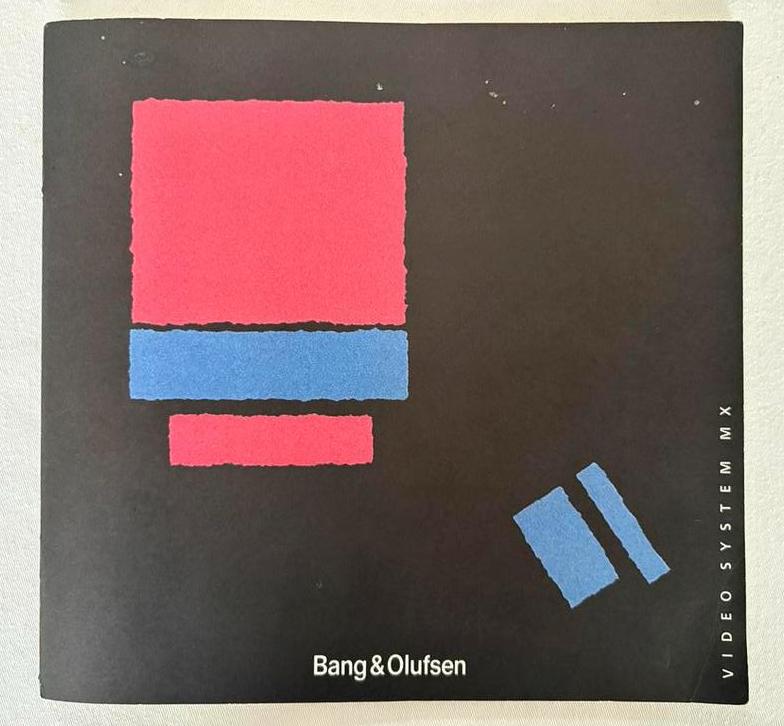 Bang & Olufsen MX videosysteem handleiding, Ophalen of Verzenden, Gebruikt, 100 cm of meer, Overige merken