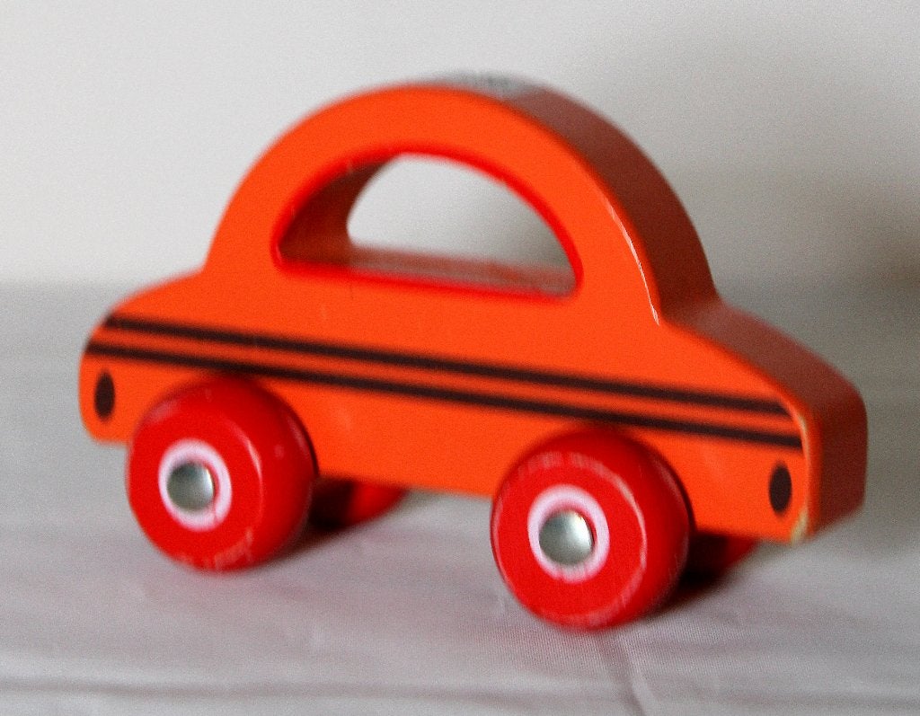 Houten speelgoedauto, Kinderen en Baby's, Ophalen of Verzenden, Gebruikt, Overige typen