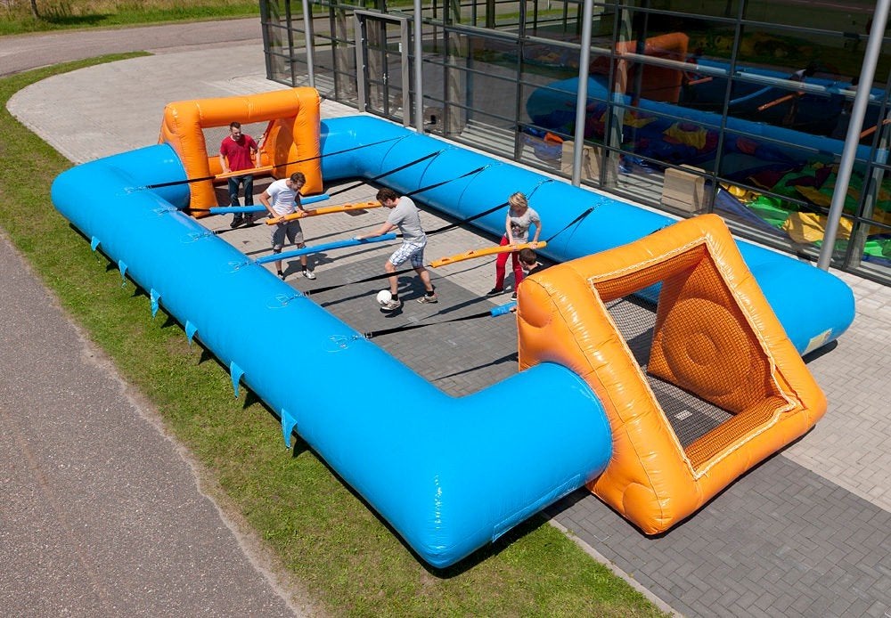 Springkussen levend tafel voetbal, Ophalen, Zo goed als nieuw, Overige