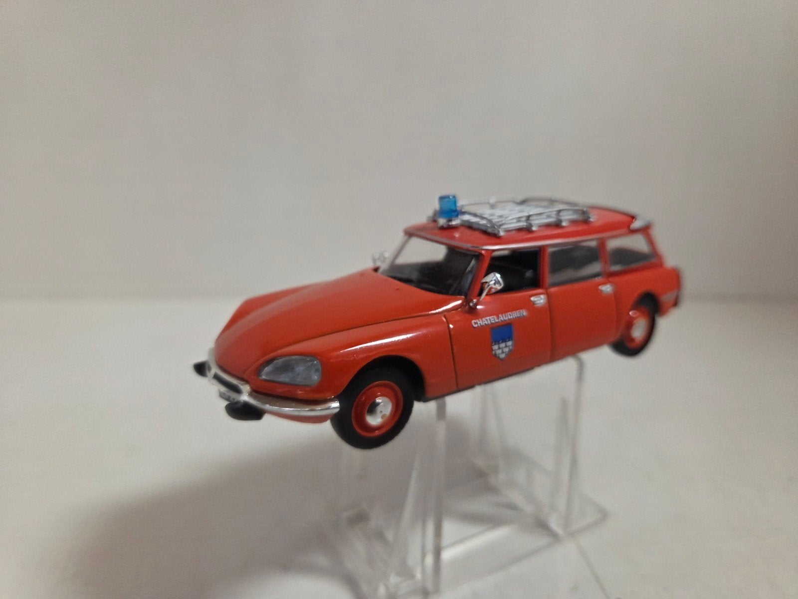 Norev Citroën ID 19 break brandweer, Auto, ., Norev, Ophalen of Verzenden