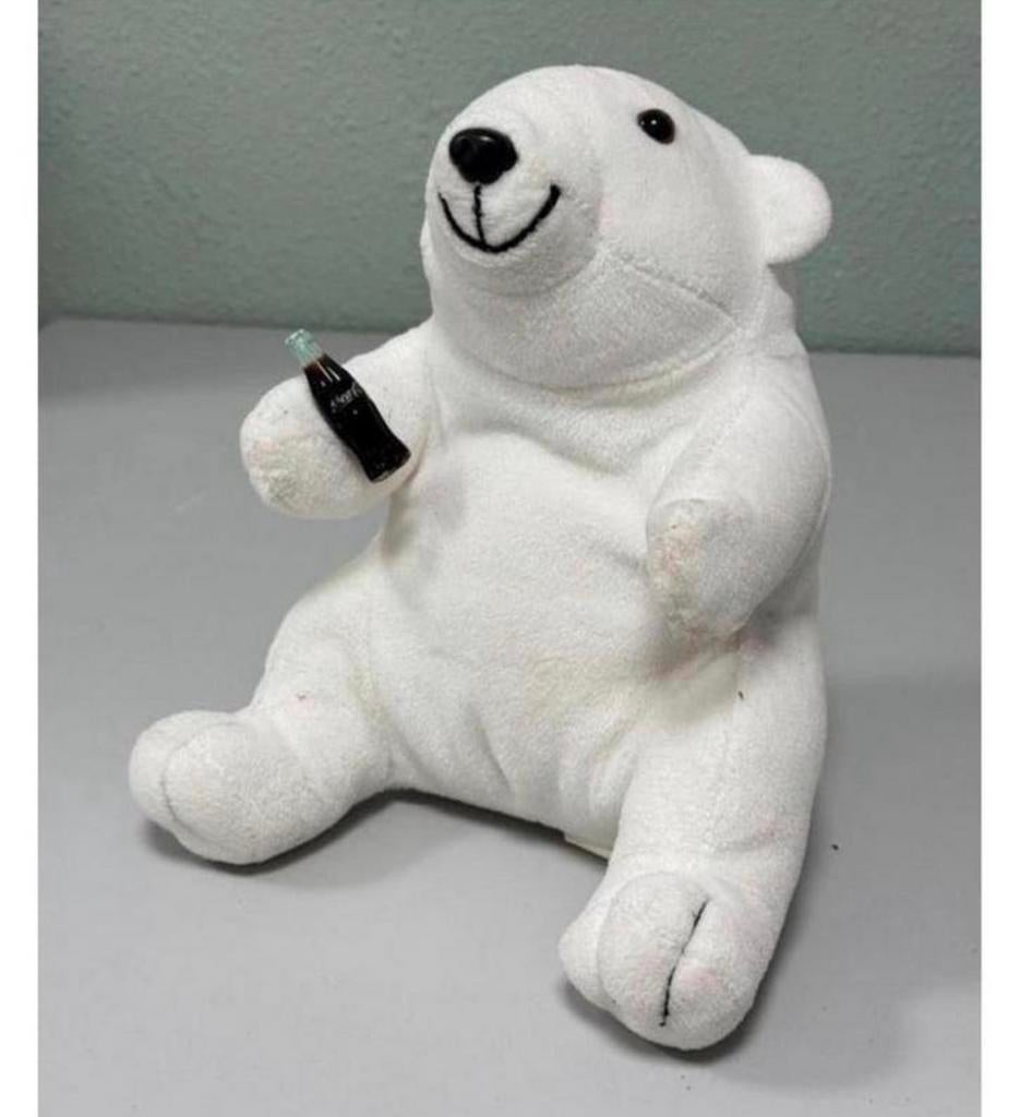 Vintage Coca-Cola beer plush 1997 Polar bear ijsbeer knuffel, Verzamelen, Merken en Reclamevoorwerpen, Zo goed als nieuw, Overige typen
