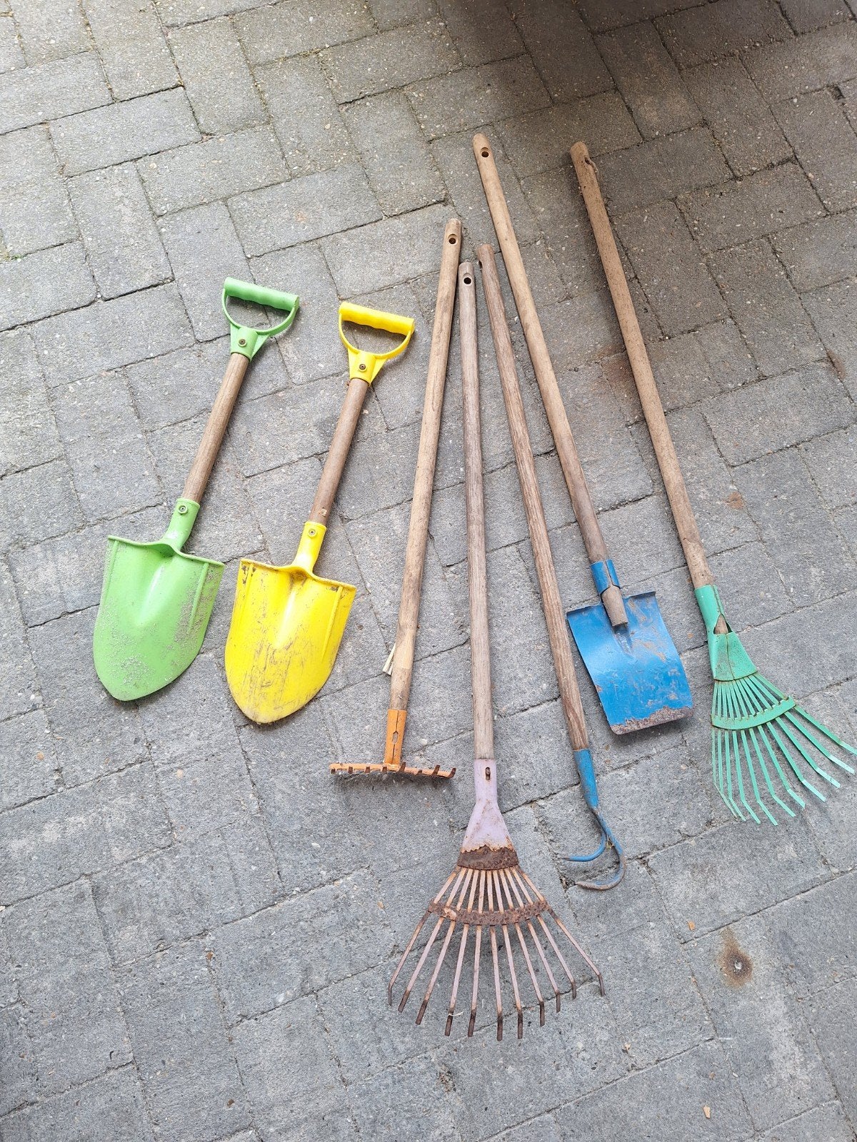 Leuk kinder tuingereedschap set voor de kleine tuinier, Tuin en Terras, Hand-tuingereedschap, Ophalen, Gebruikt, Overige soorten
