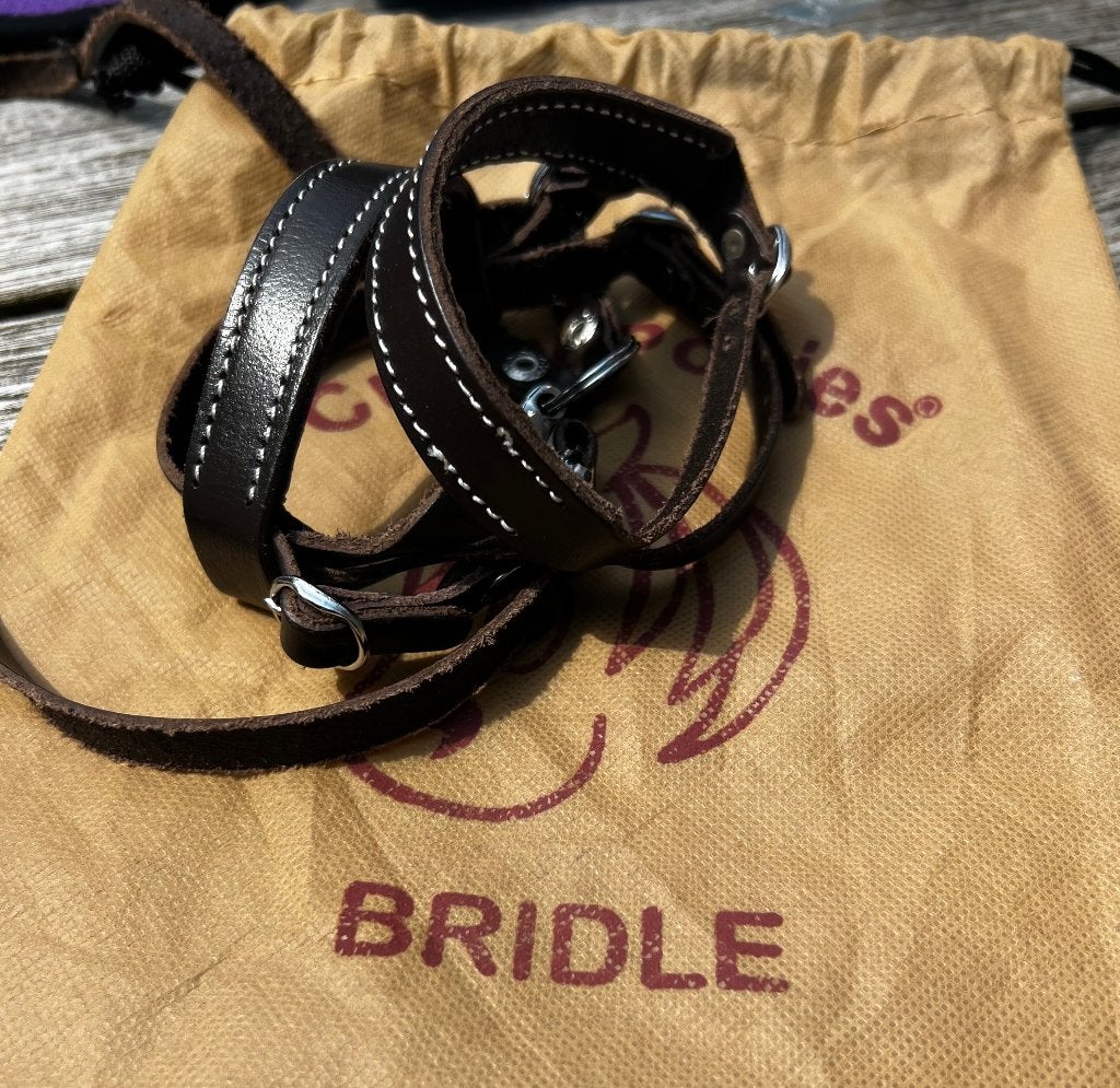 Crafty Ponies premium hoofdstel bruin, Verzenden, Zo goed als nieuw, Bruin, Paard