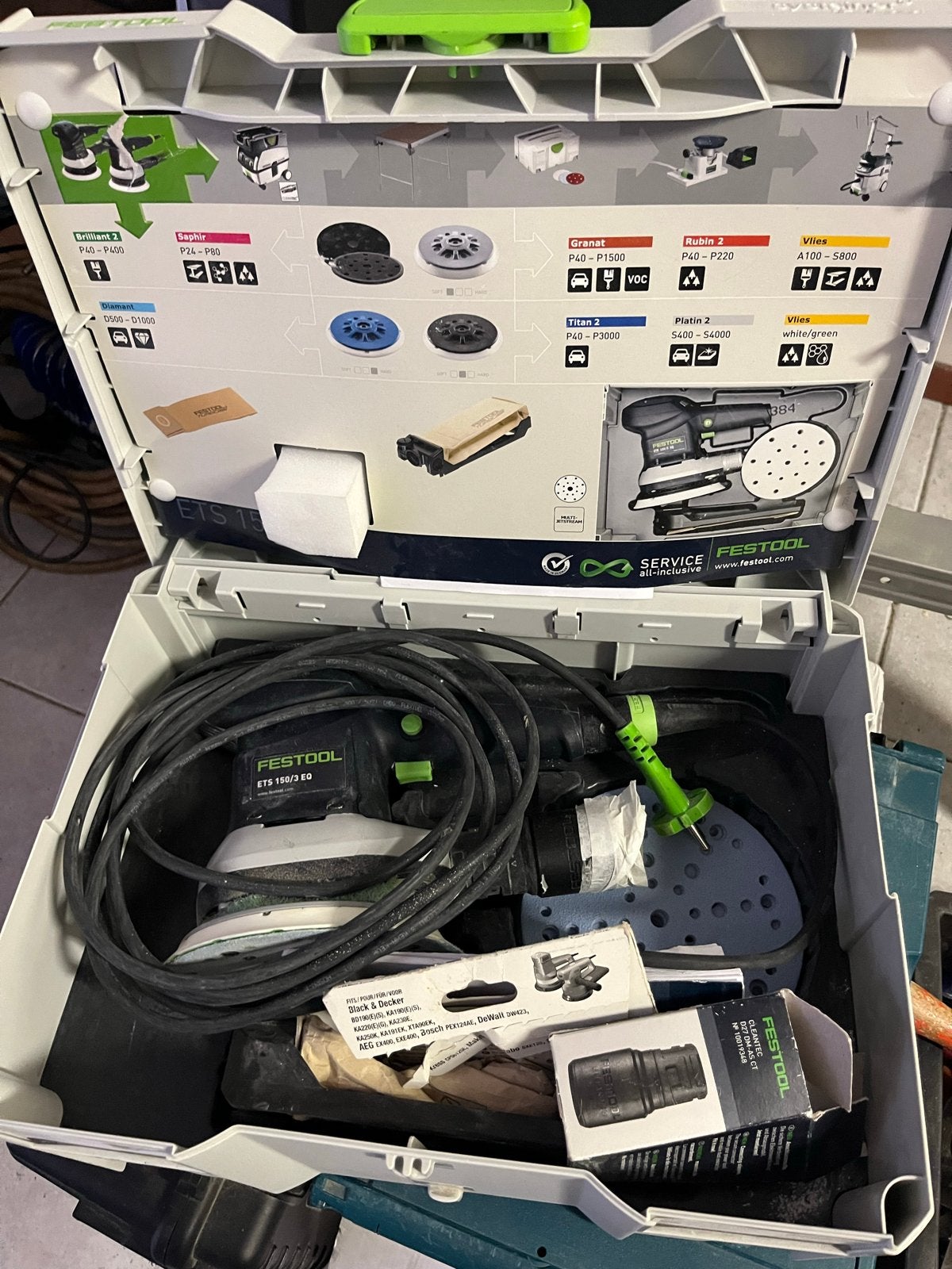 Festool Schuurmachine, Ophalen, Gebruikt, Minder dan 600 watt, Excentrische schuurmachine