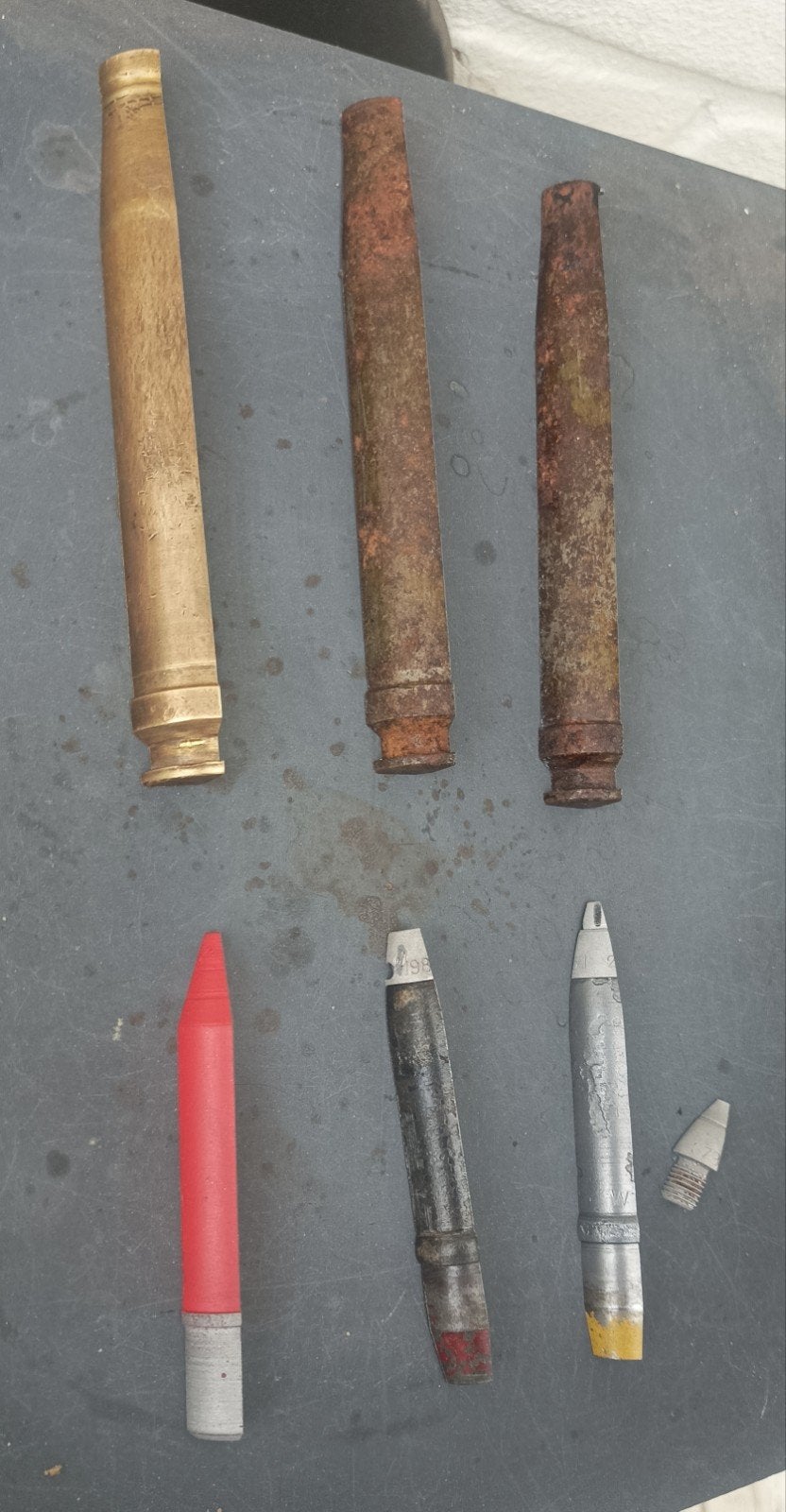 Doorsnedes 2cm Flak Duits WW2, Verzamelen, Ophalen of Verzenden, Landmacht, Duitsland, Hulzen of Bodemvondsten