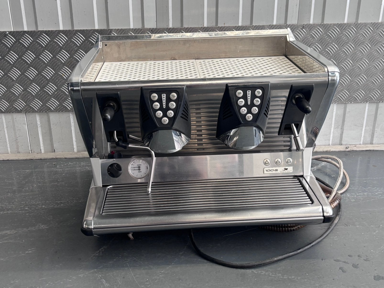 Espressomachine 2 groeps koffiemachine SM E-100, Ophalen