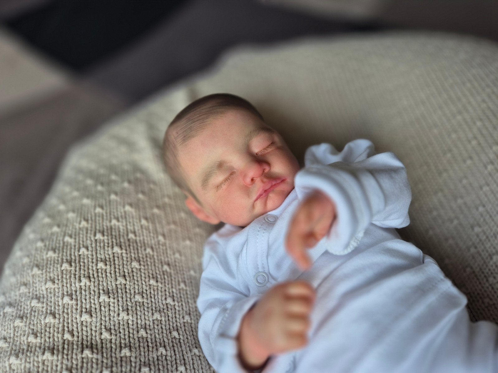 Reborn baby Camelia, Ophalen of Verzenden, Nieuw, Babypop, Levensecht of Reborn