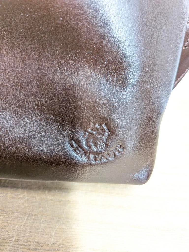 Centaur leren rugzak bruin | vintage | 29x28 cm, Overige merken, Gebruikt, Centaur, Centaur