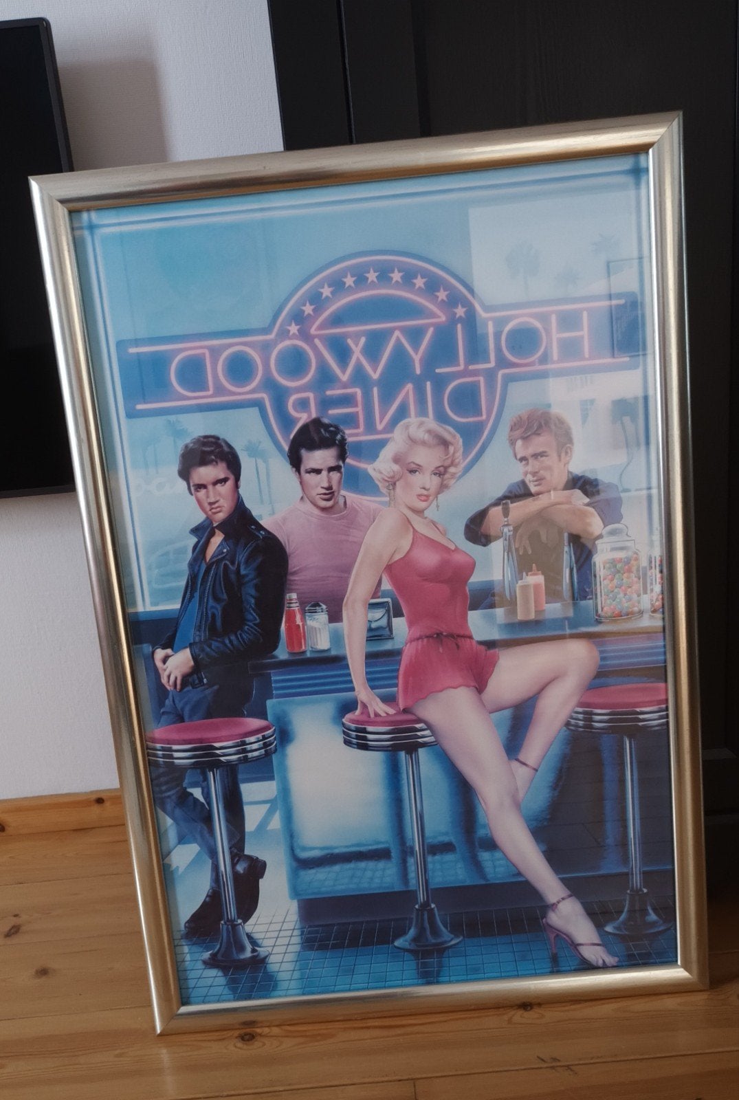 posterlijst 'Hollywood Diner', Ophalen, Gebruikt, Deurposter of groter, Film en Tv
