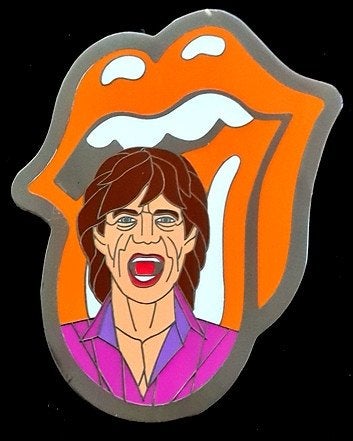 Rolling Stone pin- hele grote maat, Verzamelen, Speldjes, Pins en Buttons, Verzenden, Nieuw, Figuurtje, Speldje of Pin