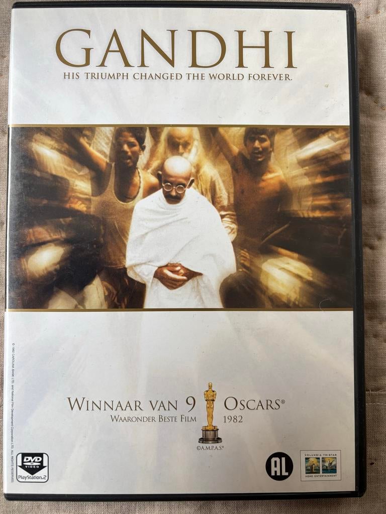 Gandhi DVD - Winnaar van 9 Oscars, Cd's en Dvd's, Dvd's | Drama, Gebruikt, Vanaf 12 jaar, Ophalen of Verzenden