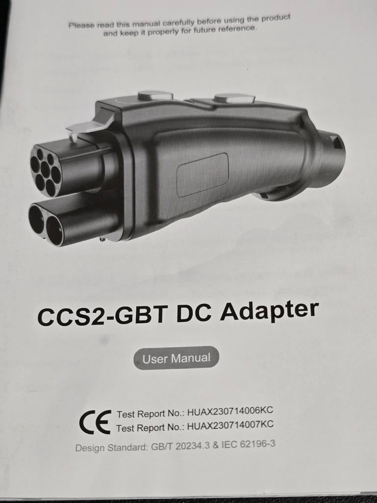 Nieuwe CCS2 naar GB/T DC Adapter - Ongebruikt in verpakking, Ophalen of Verzenden, Nieuw, Laadkabel
