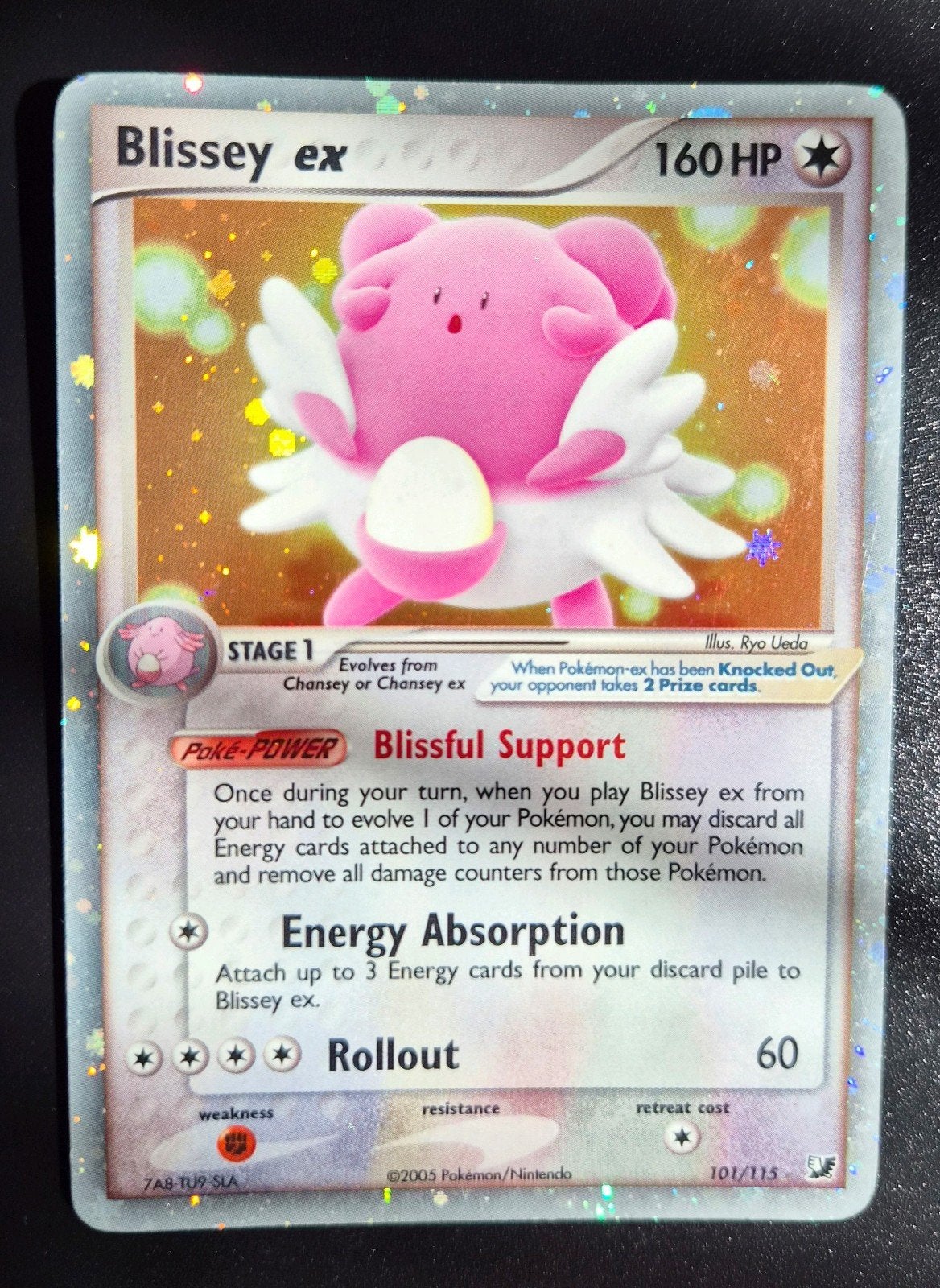 Blissey ex 101 Pokemon Unseen Forces, Hobby en Vrije tijd, Verzamelkaartspellen | Pokémon, Ophalen of Verzenden, Zo goed als nieuw