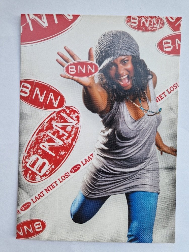 BNN Zarayda Groenhart Boomerang Ansichtkaart 6, Verzamelen, Verzenden, 1980 tot heden, Sterren en Beroemdheden