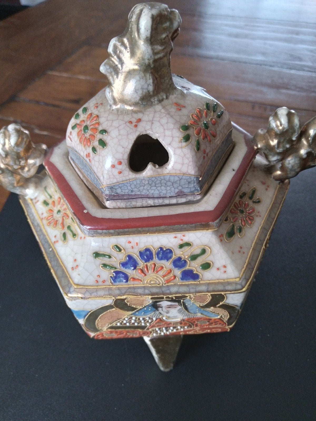 Antieke Japanse wierookbrander, handgeschilderd, 20e eeuw, Ophalen of Verzenden