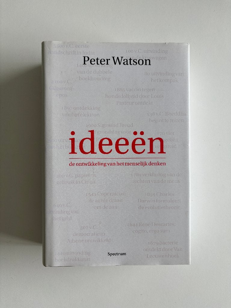 Ideeën, ontwikkeling van het menselijk denken, Peter Watson,, Boeken, Ophalen of Verzenden, Natuurwetenschap, Peter Watson, Zo goed als nieuw