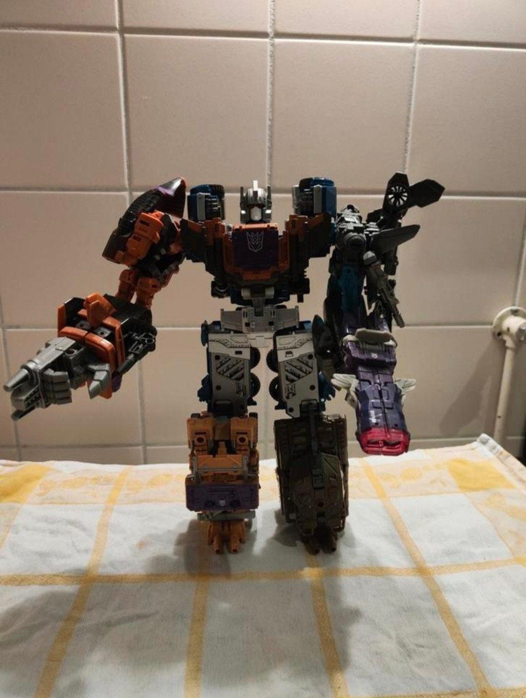 Transformers Unite Warriors Decepticon Combaticons Bruticus, Verzamelen, Transformers, Overige generaties, Verzenden, Zo goed als nieuw