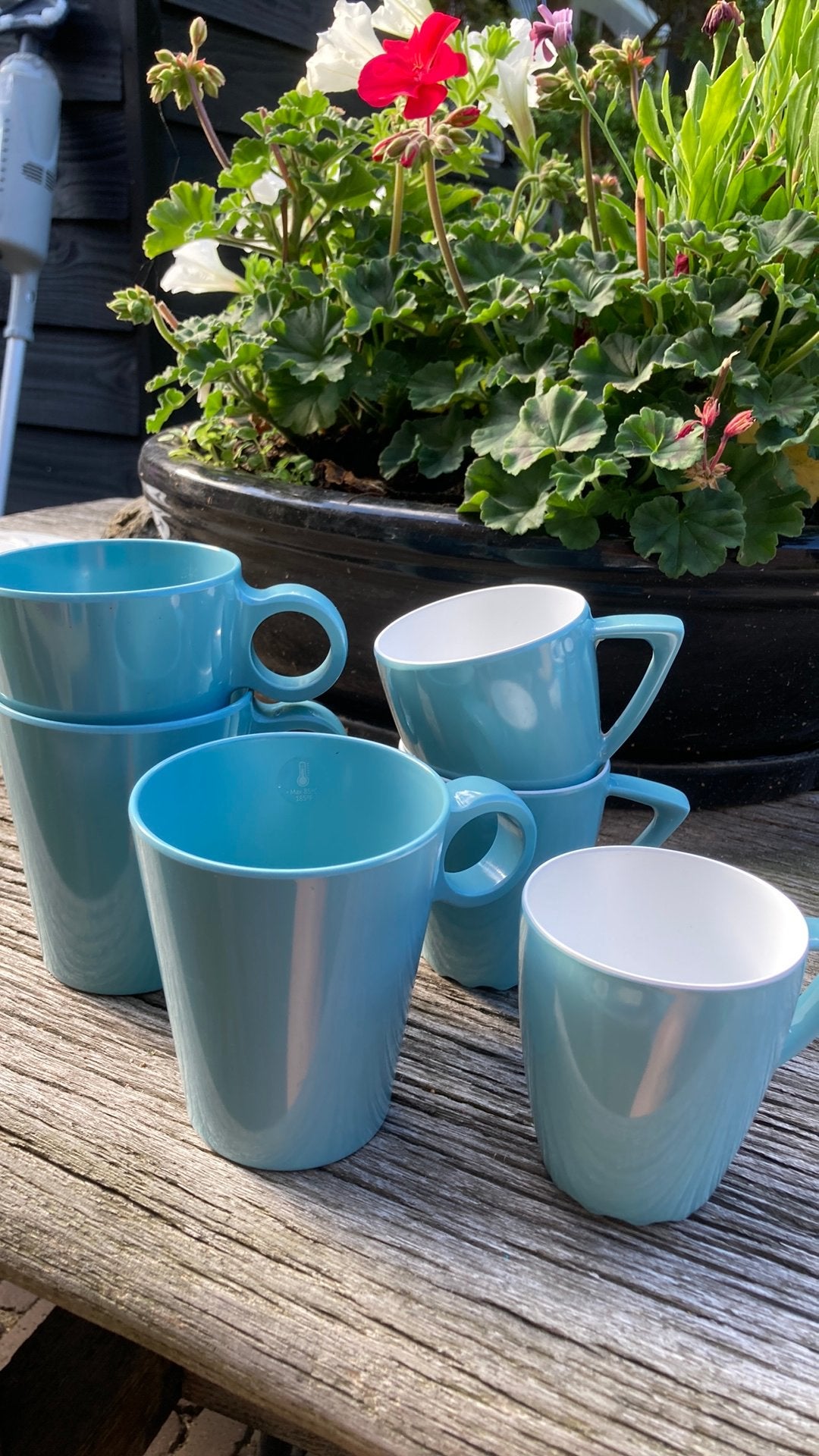 Mepal bekers en kopjes, zgan, aparte kleur blauw, Ophalen of Verzenden, Zo goed als nieuw