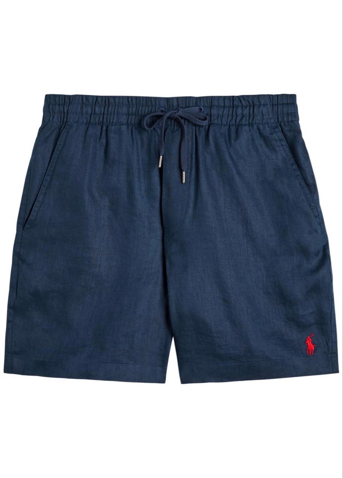 Polo Ralph Lauren Linen Shorts Navy Blue | Size XL, Ophalen of Verzenden, Zo goed als nieuw, Maat 56/58 (XL), Blauw