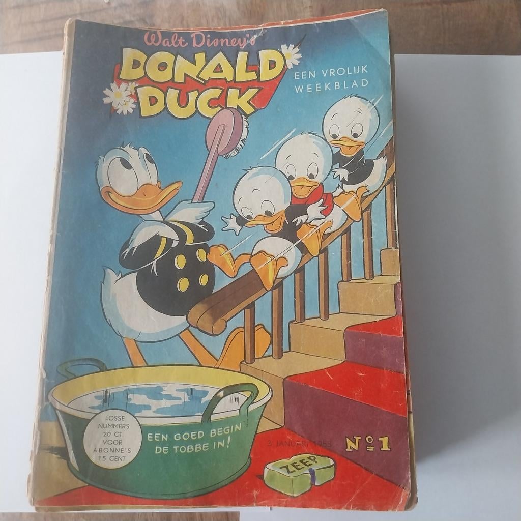 Donald duck 1953 weekblad-compleet, Boeken, Eén comic, Ophalen of Verzenden, Gelezen, Europa