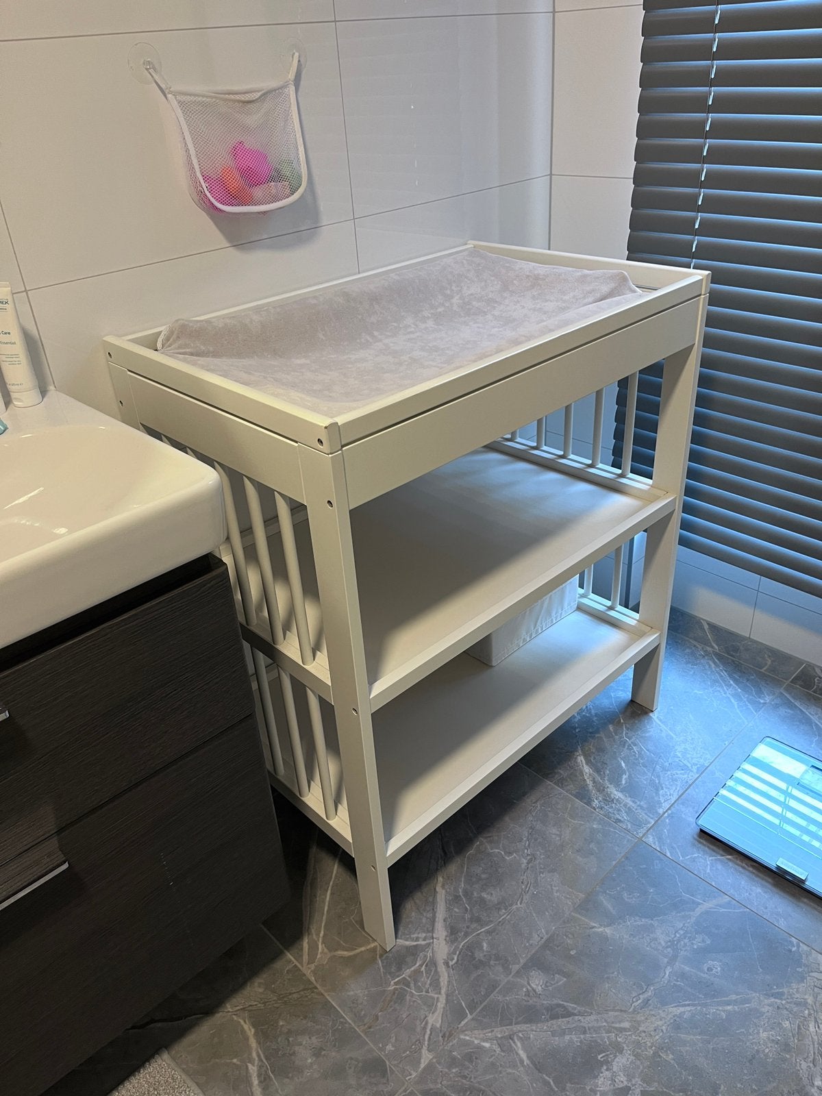 IKEA verschoontafel met kussen en hoes, Kinderen en Baby's, Ophalen, 50 tot 70 cm, Zo goed als nieuw, 75 tot 100 cm