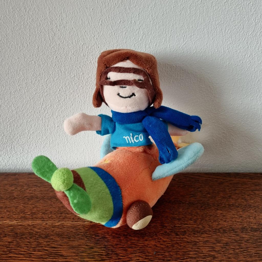 Nico vliegtuig knuffel, Ophalen of Verzenden