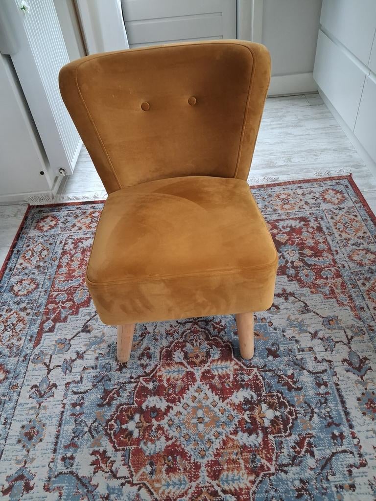 Okergeel fauteuil, Ophalen of Verzenden