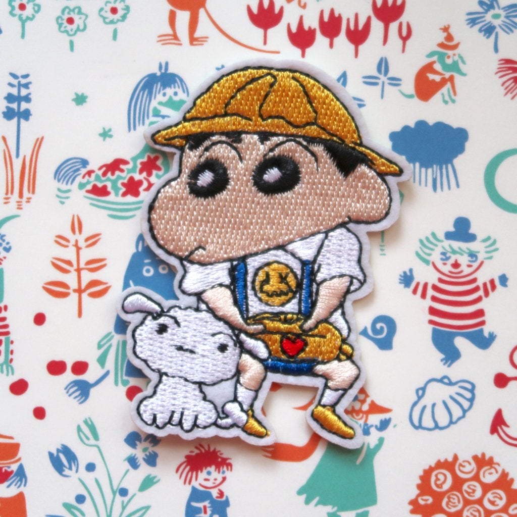 Crayon Shin Chan opstrijkplaatje patch badge embleem appliqu, Verzenden, Nieuw, Overige applicaties
