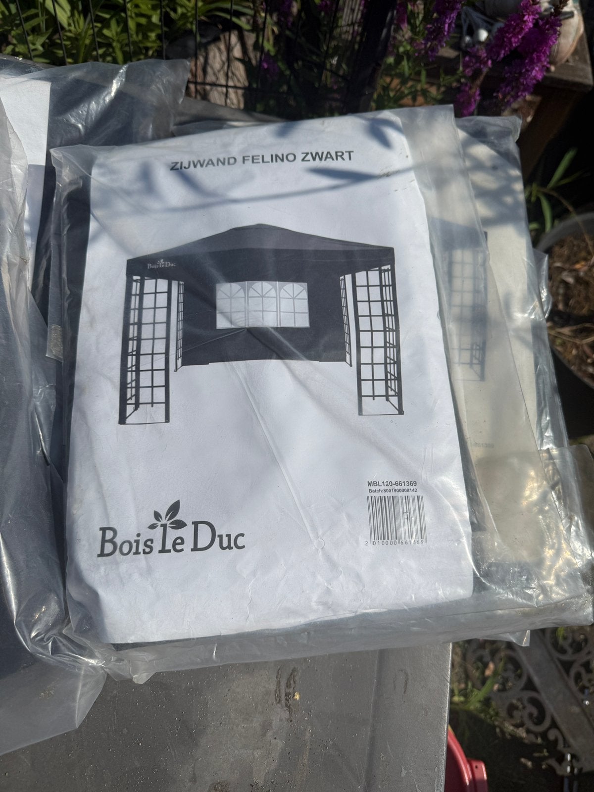4x Zijwand Feline 2x3 zwart Bois le Duc, Tuin en Terras, Ophalen, Zo goed als nieuw, Minder dan 5 meter