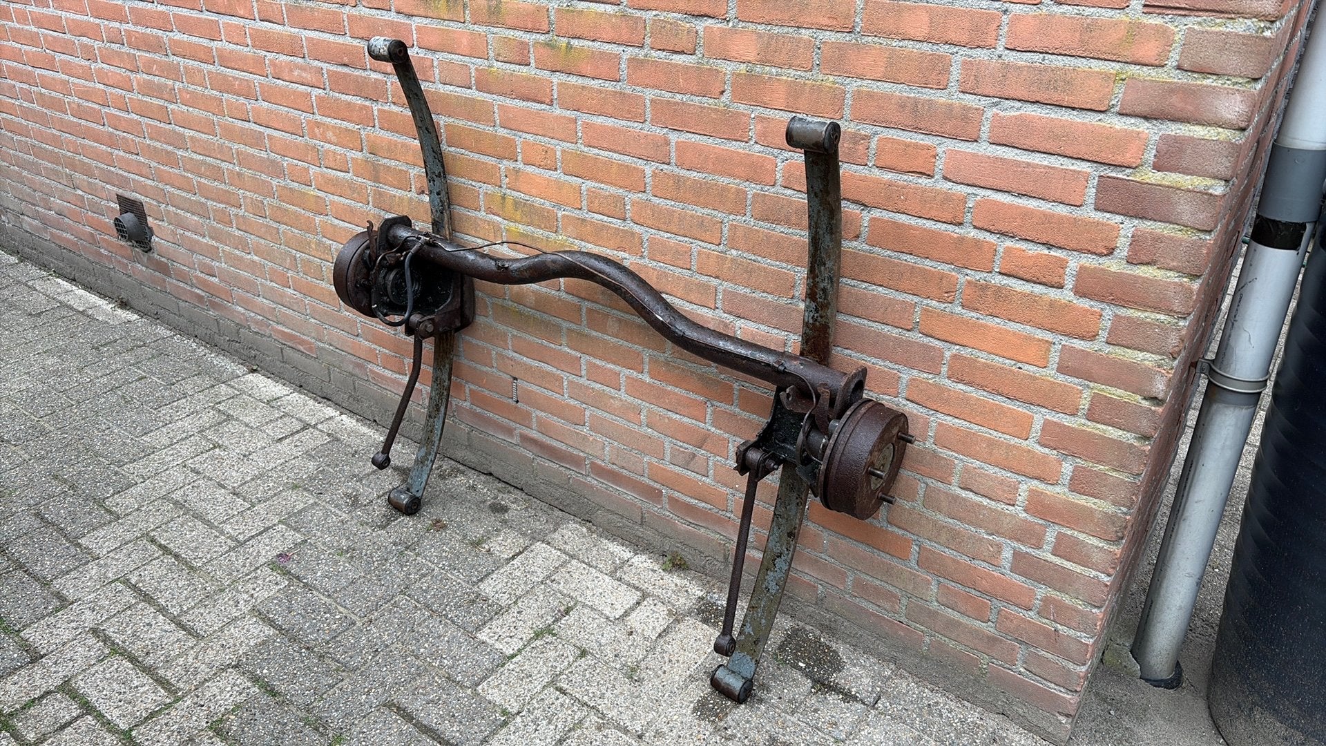 Achteras DAF 66 YA compleet, Ophalen, Gebruikt