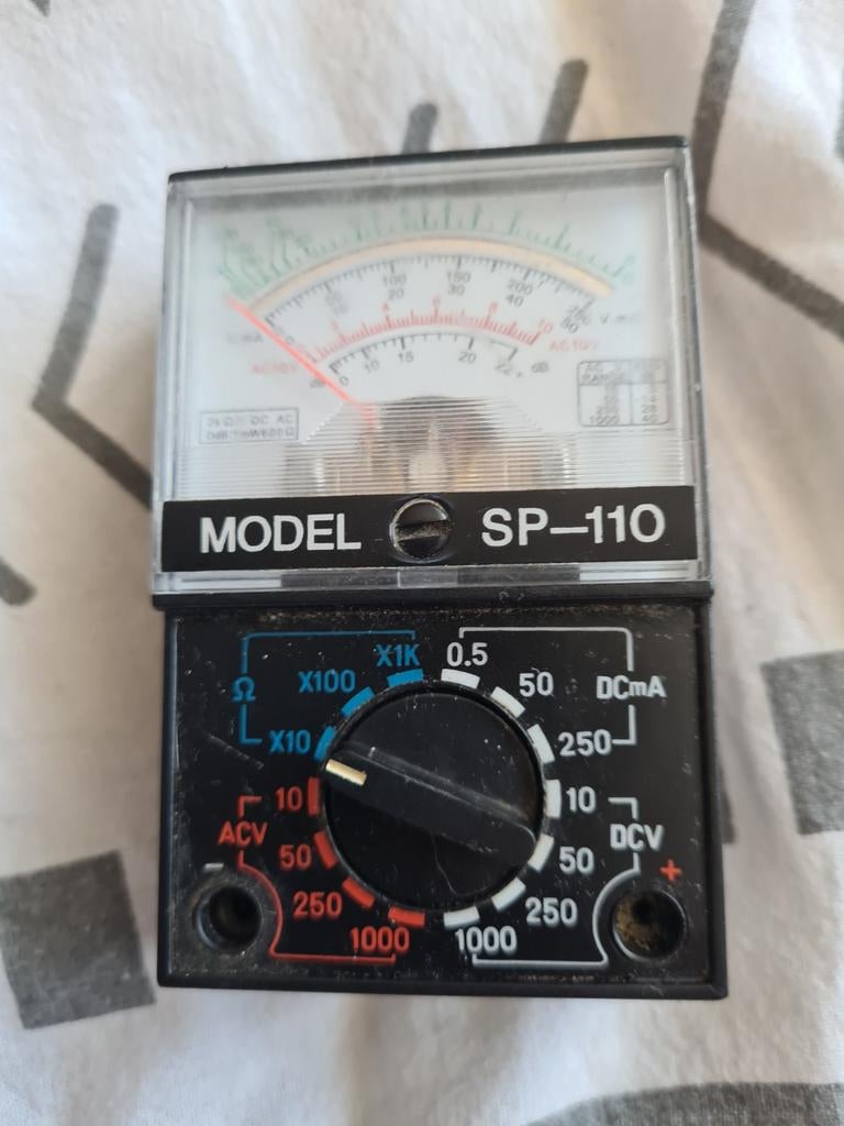 Analoge Multimeter Model SP-110, Ophalen of Verzenden, Gebruikt, Multimeter