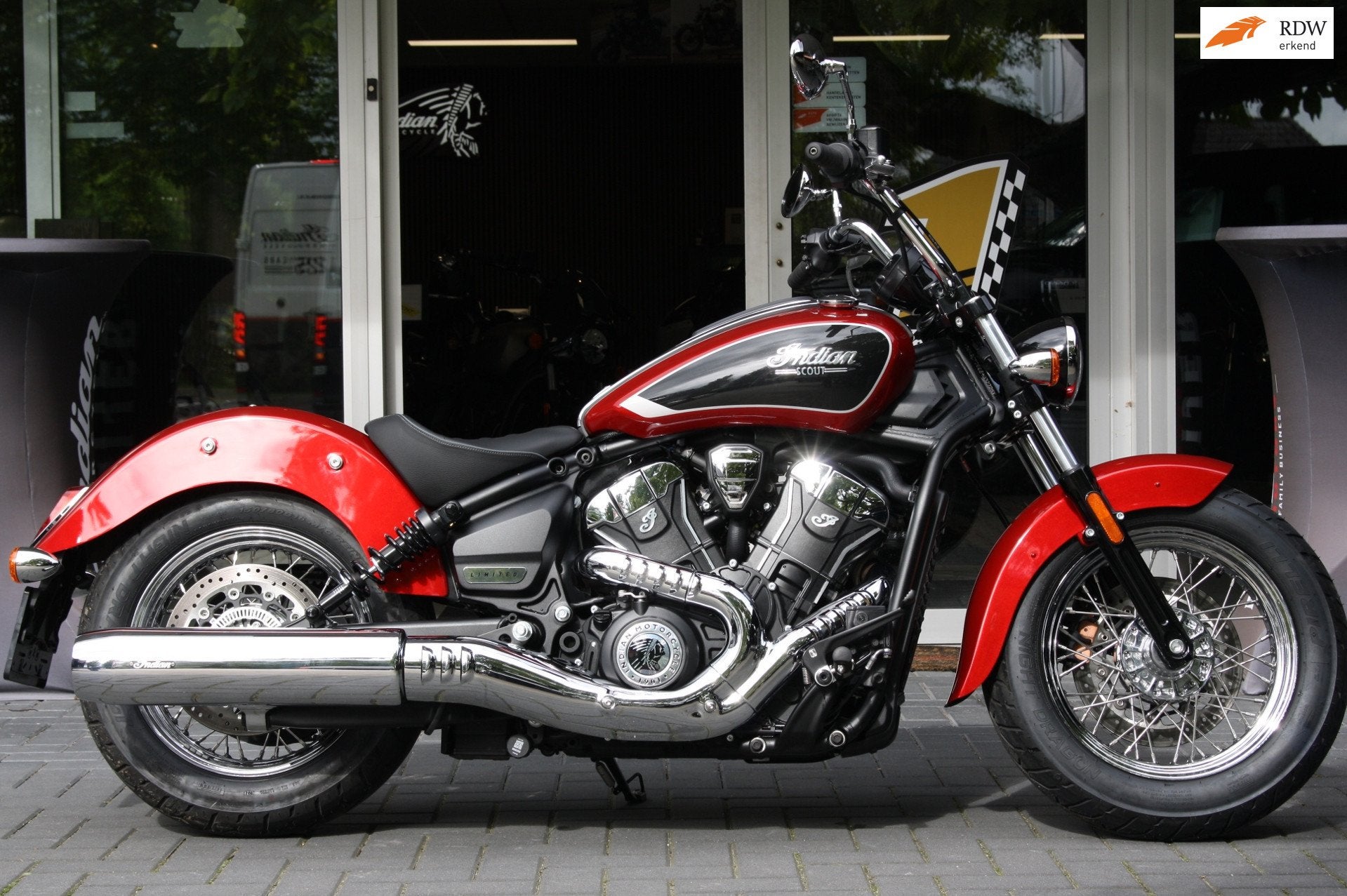 Indian Chopper 76 Scout Classic Limited +Tech ,24 maanden Ex, Motoren, Chopper, Meer dan 35 kW, Indian, Handgeschakeld