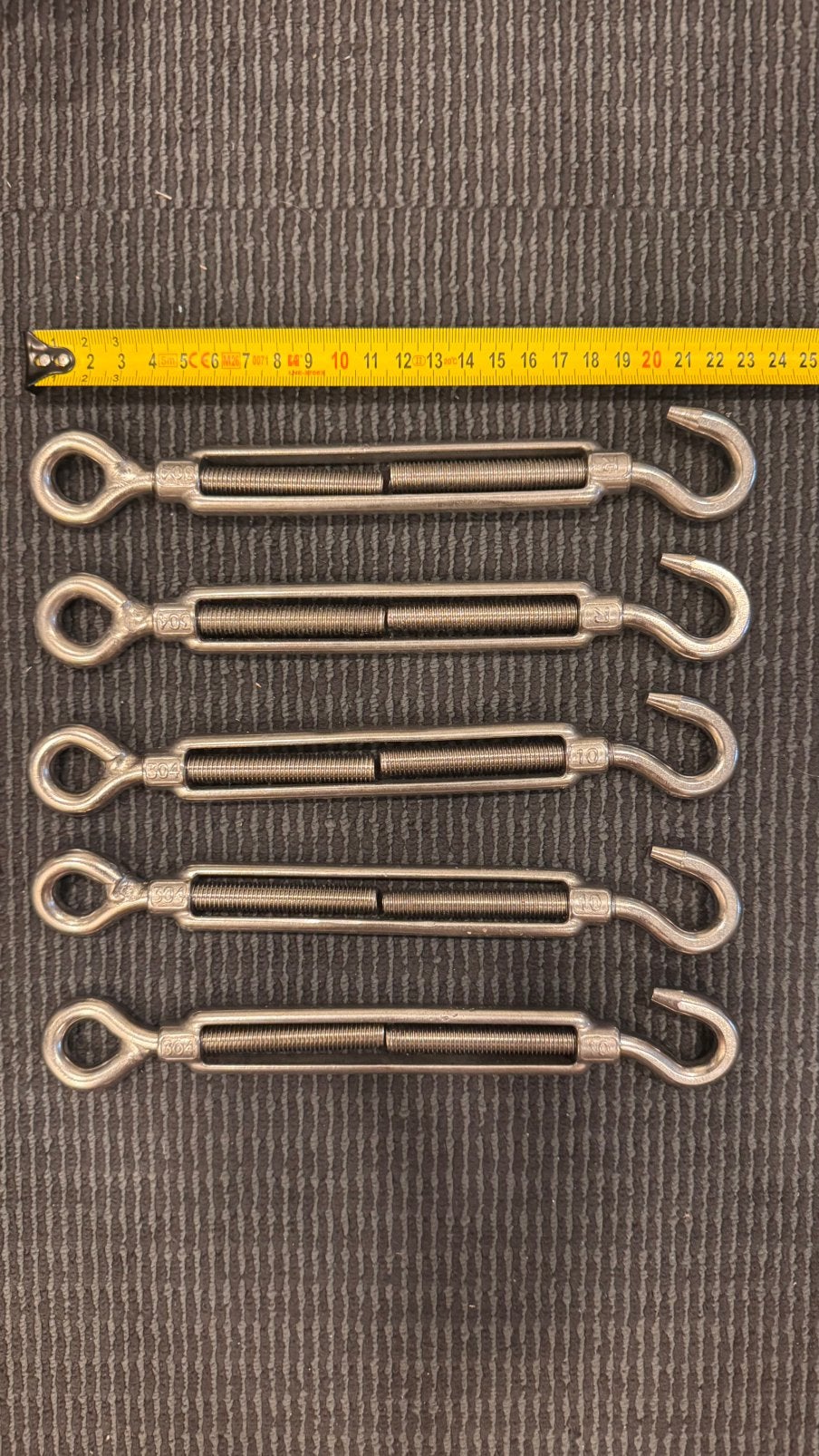 spanschroef (ook wel wantspanner genoemd), 250 mm of meer, Overige typen, Nieuw, Ophalen of Verzenden