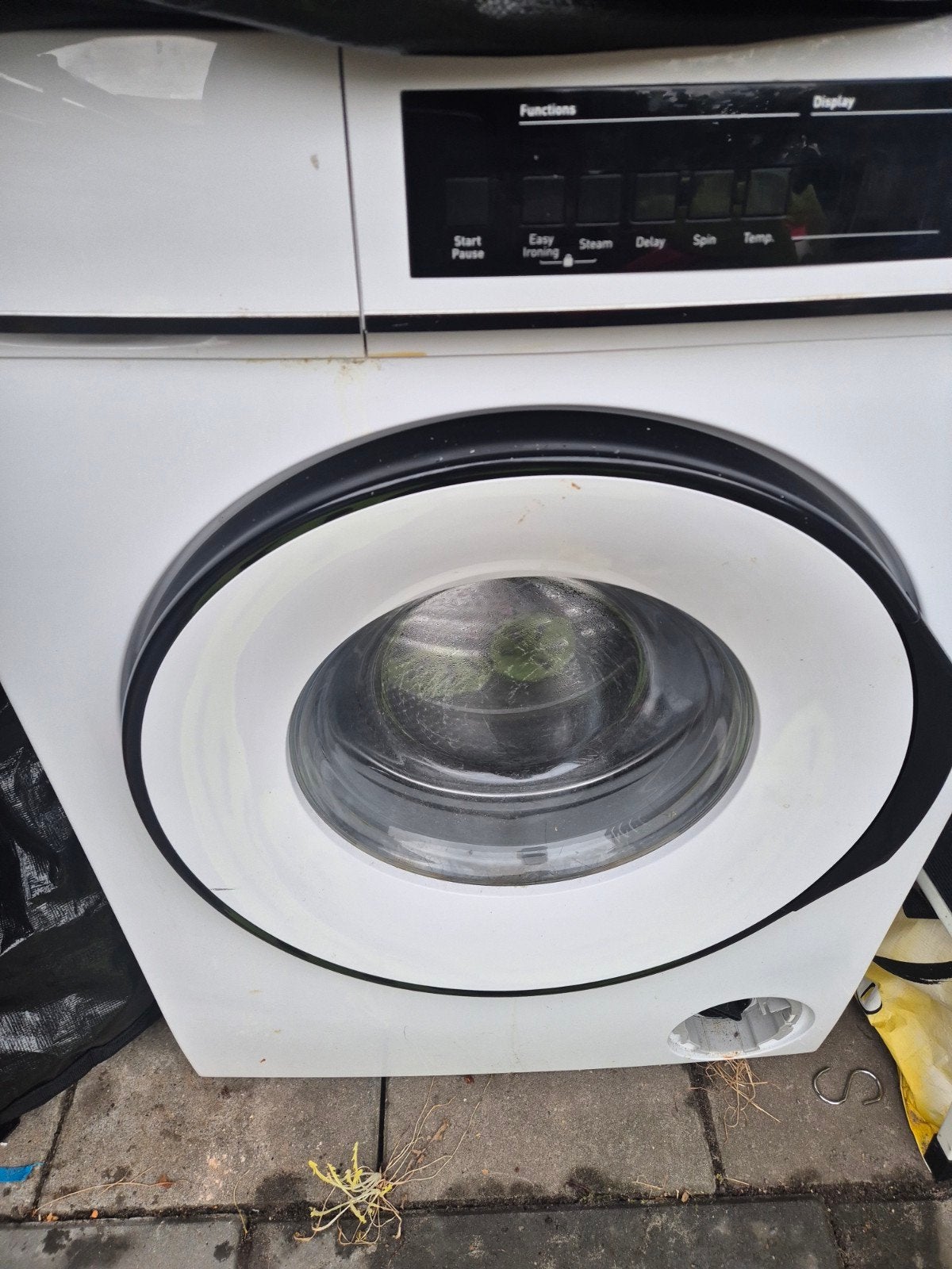 Sharp Wasmachine 5 kg - Werkt perfect (klepje mist), 1200 tot 1600 toeren, Gebruikt, 4 tot 6 kg, Ophalen of Verzenden