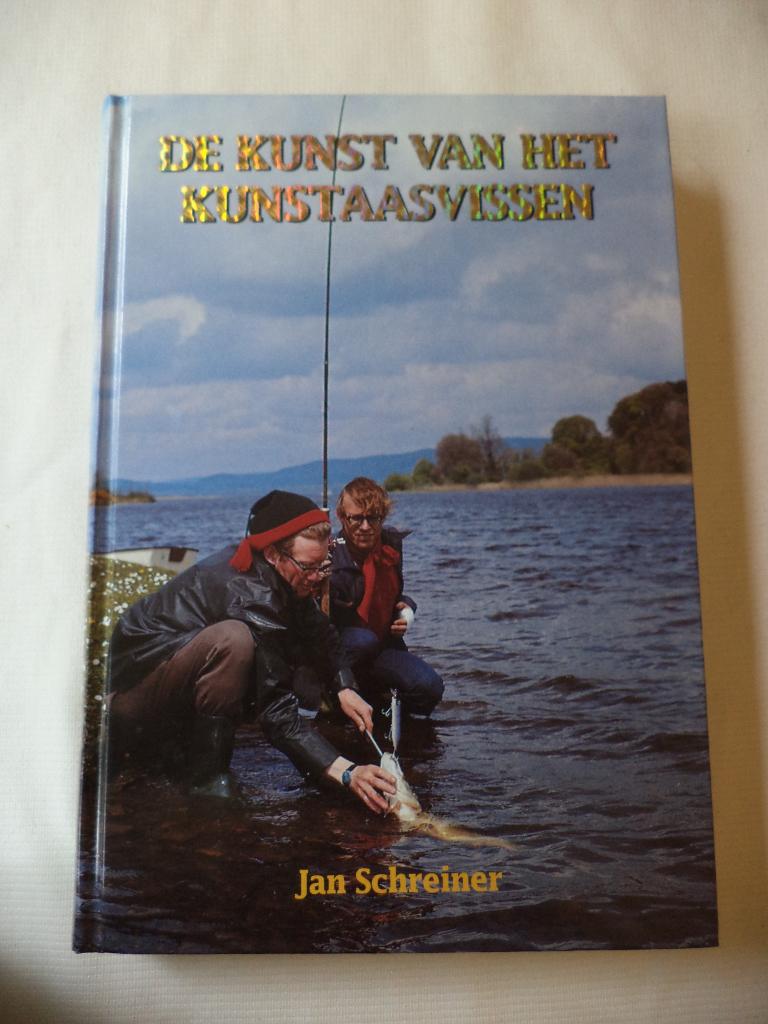 Hengelsport, Jan Schreiner, De KUNST van het KUNSTAASVISSEN, Boeken, Ophalen of Verzenden, Zo goed als nieuw, Watersport en Hengelsport