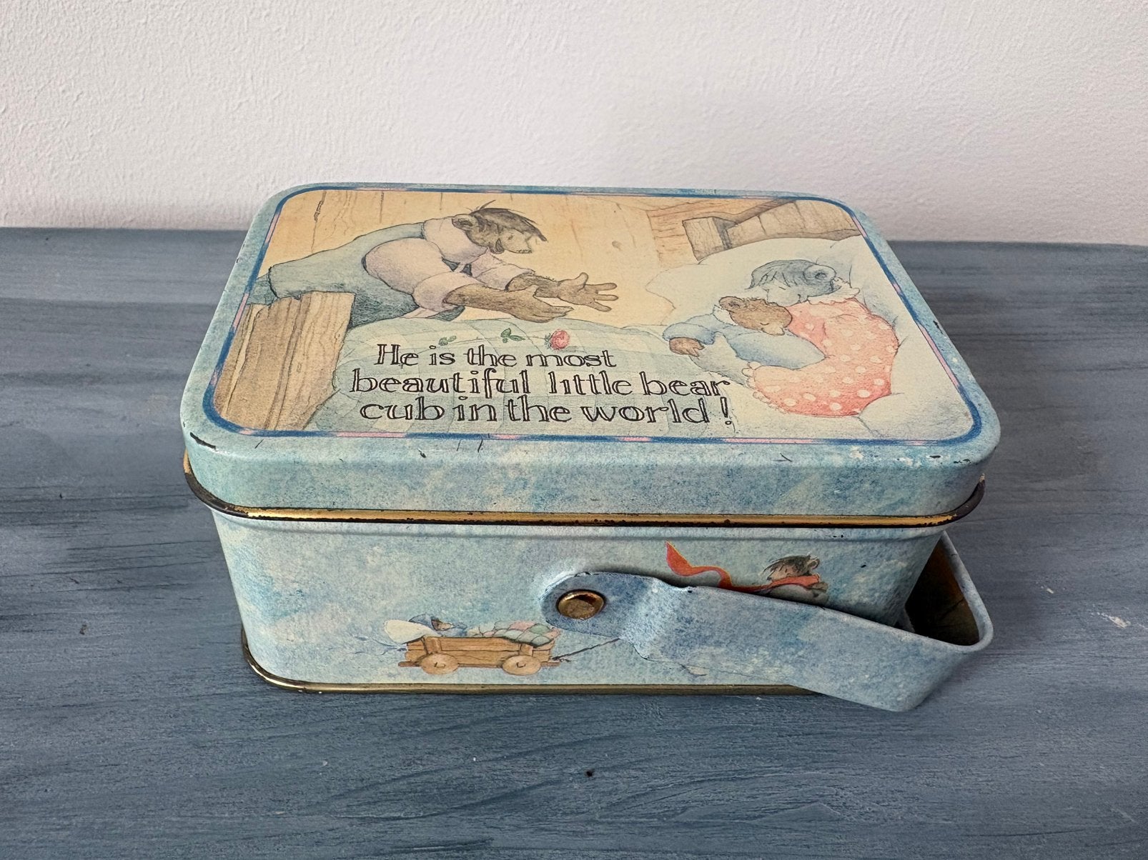 Vintage blikje Brown Bear Bruine Beer, Ophalen of Verzenden, Gebruikt, Overige, Overige merken