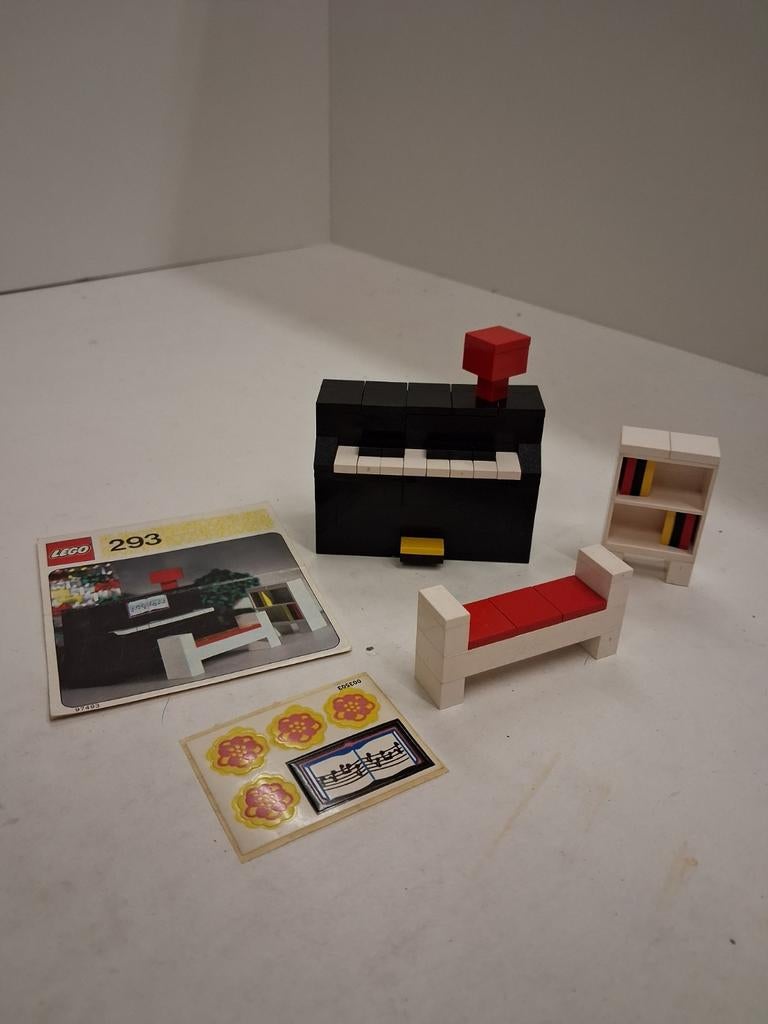 Lego 293 piano, Gebruikt, Lego, Compleet, Ophalen of Verzenden