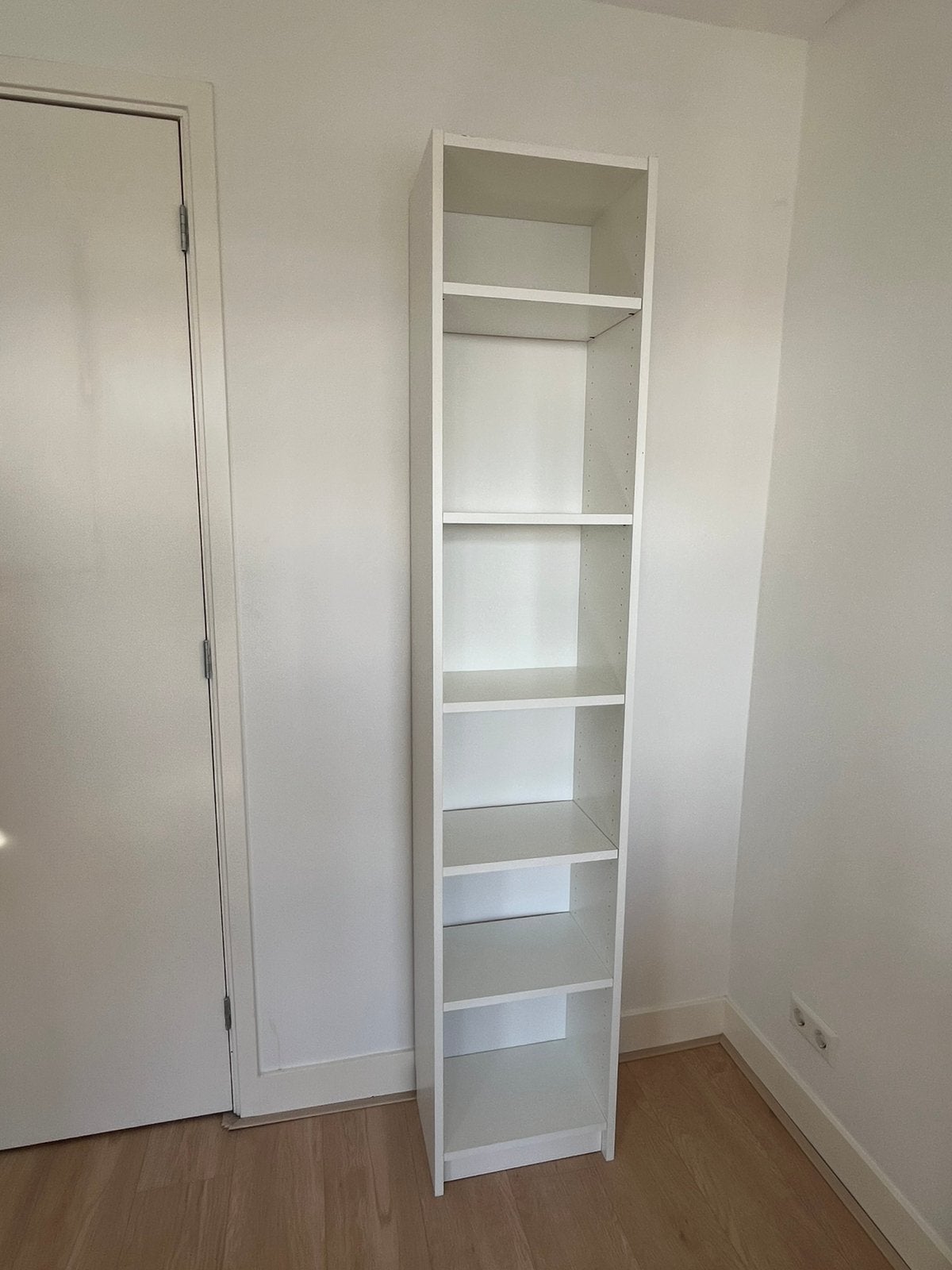 IKEA BILLY boekenkast wit 202 cm hoog - nette staat, Ophalen, Minder dan 50 cm, 200 cm of meer, Scandinavisch