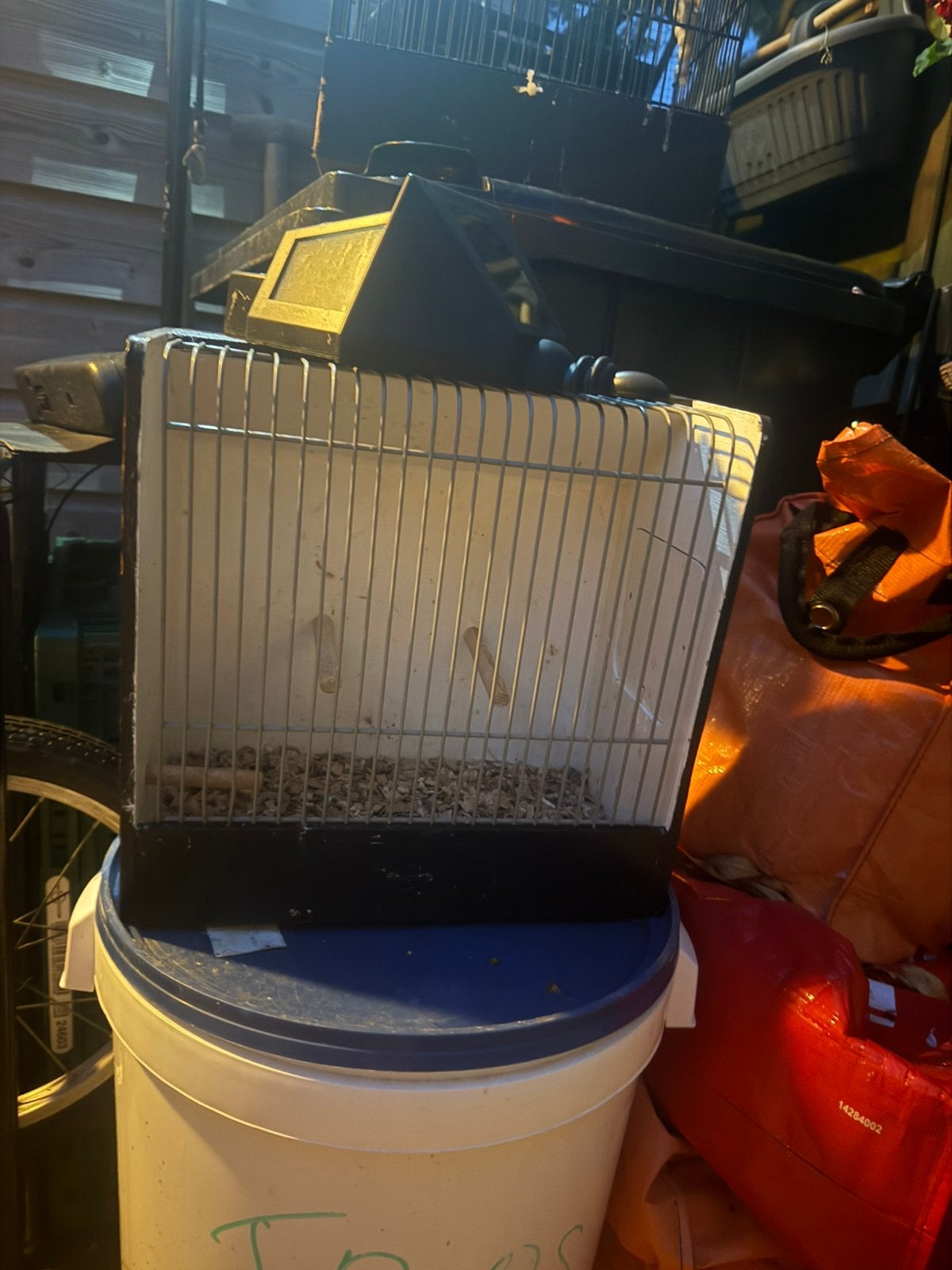 2 x Vervoers kooi vogel, Dieren en Toebehoren, Ophalen of Verzenden, Zo goed als nieuw, Vogelkooi
