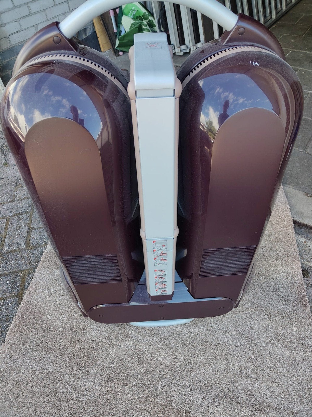 Philips Sunmobile 4S Facial Plus - thuiszonnebank, Ophalen, Gebruikt, Zonnebank enkelzijdig, Minder dan 10 lampen