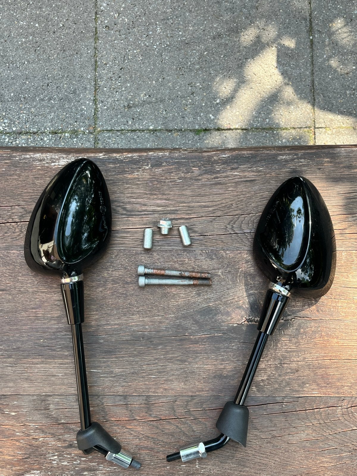Spiegels voor Vespa Sprint - Zwart, Ophalen of Verzenden, Gebruikt, Overige typen, Vespa