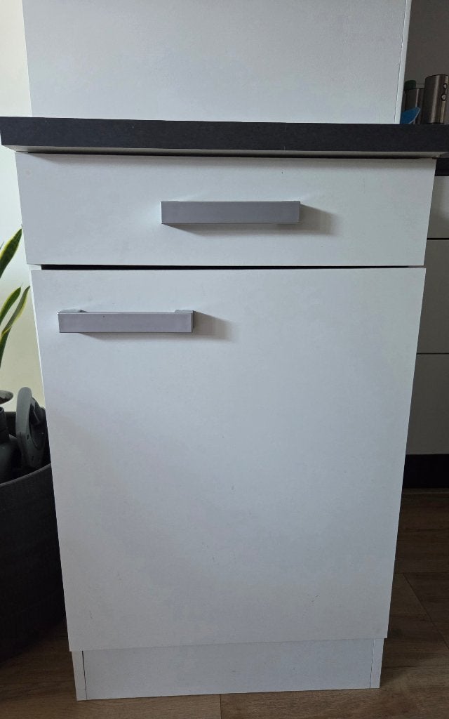 Keukenkastje, Huis en Inrichting, Keuken | Complete keukens, Ophalen, Zo goed als nieuw, Wit, Enkelwandige keuken