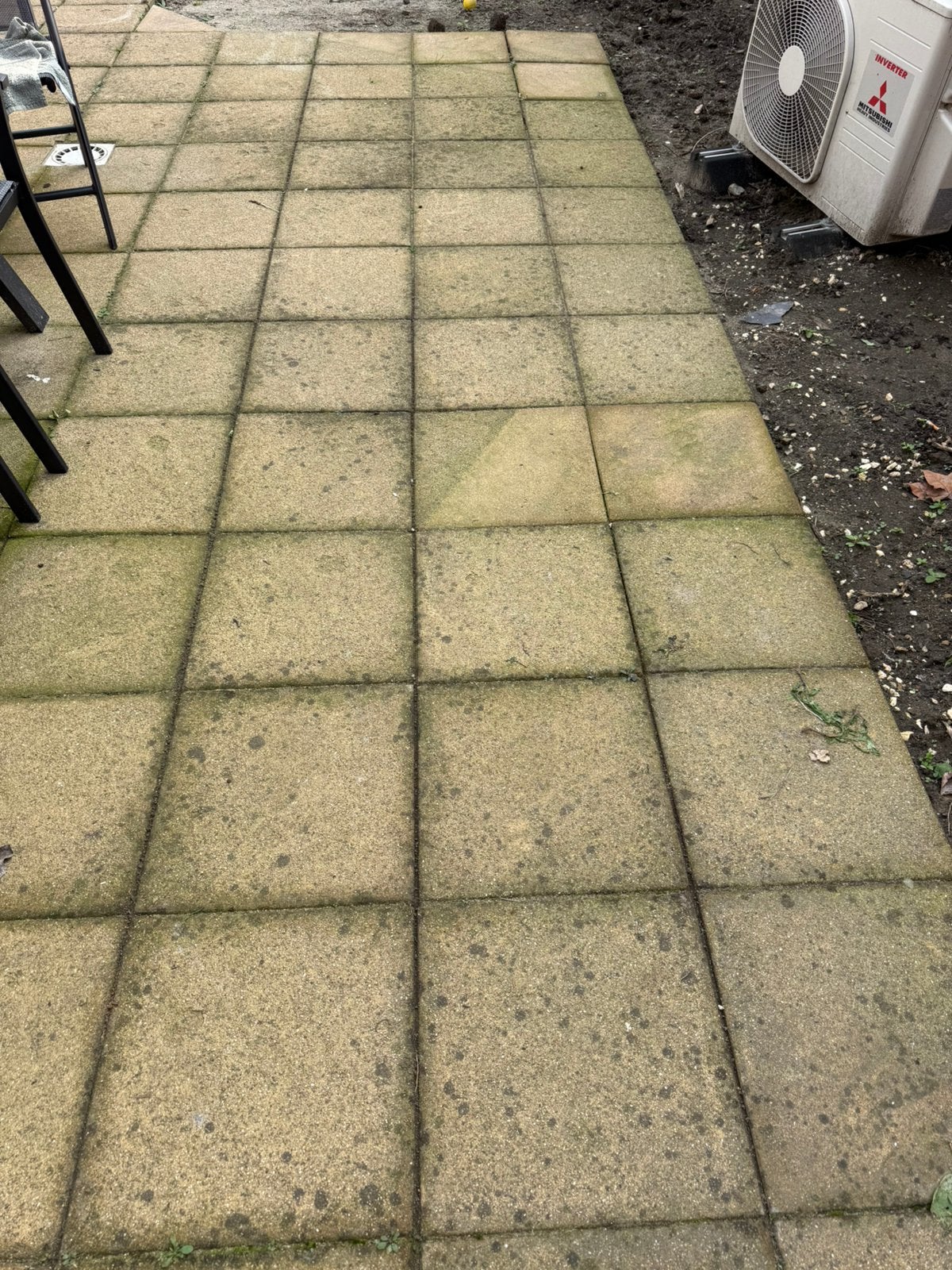 Tegels gratis, Ophalen, Zo goed als nieuw, Beton, Terrastegels