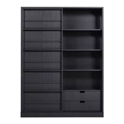 Woood exclusive swing schuifdeur kast, Ophalen, 100 tot 150 cm, Modern scandinavisch, Met lade(s)