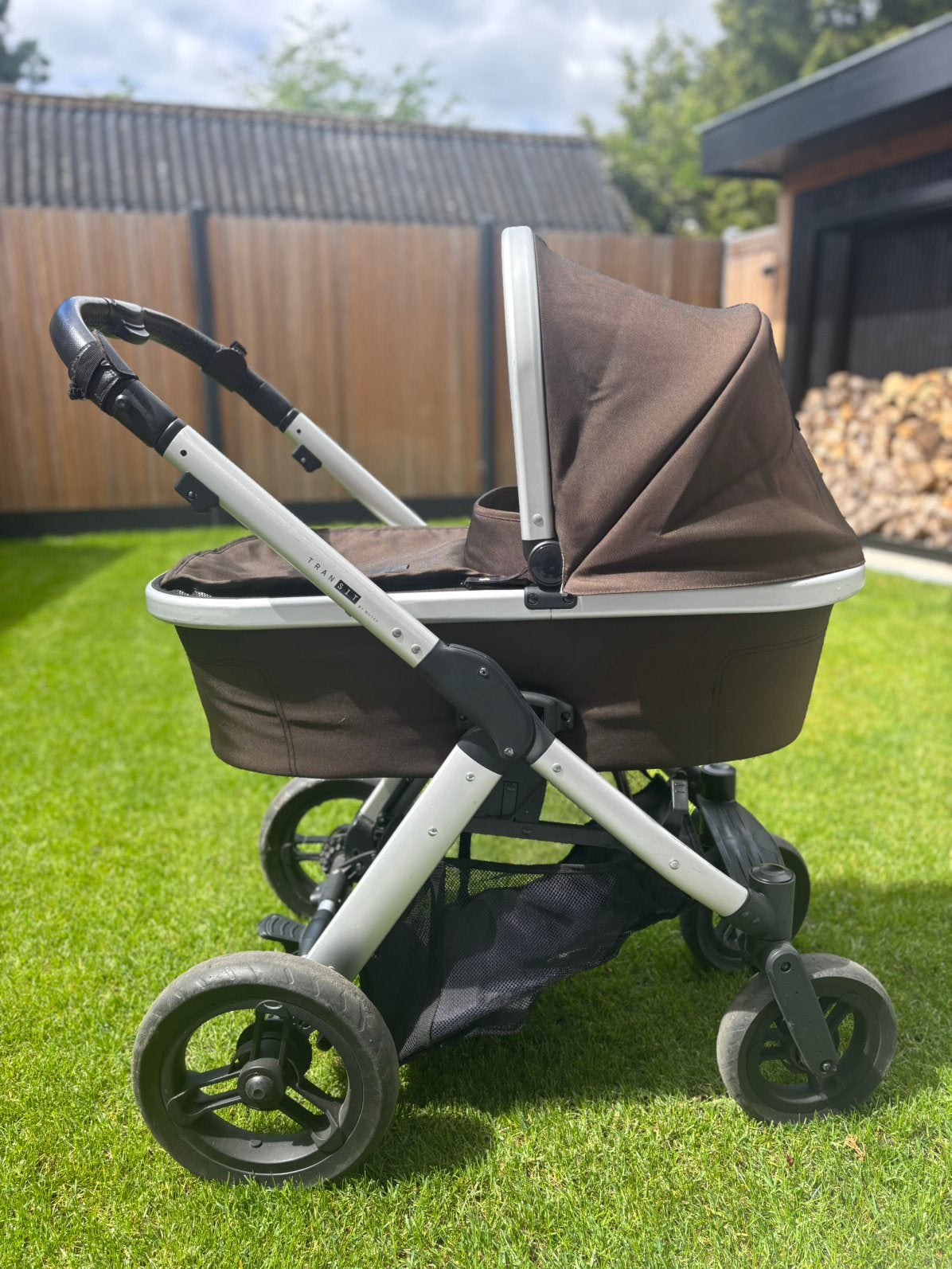 Combi kinderwagen mutsy bij transit, Ophalen, Zo goed als nieuw, Mutsy, Verstelbare duwstang